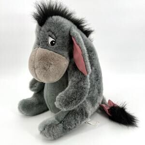 The Walt Disney Company Eeyore Large 15” Seated Stuffed Animal Vintage Plush EUC